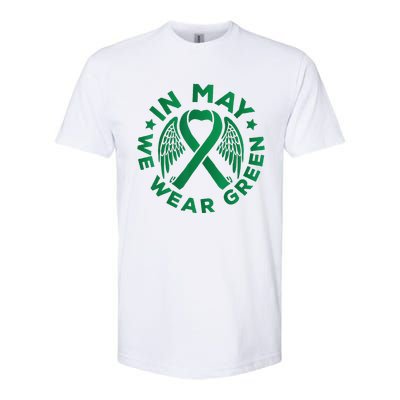 May is Mental Health Awareness Month In May We Wear Green Softstyle CVC T-Shirt