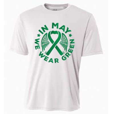 May is Mental Health Awareness Month In May We Wear Green Cooling Performance Crew T-Shirt