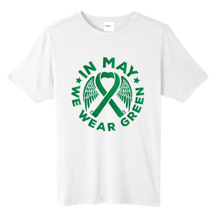 May is Mental Health Awareness Month In May We Wear Green Tall Fusion ChromaSoft Performance T-Shirt