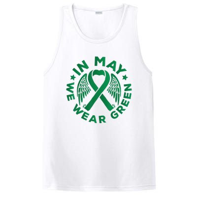 May is Mental Health Awareness Month In May We Wear Green PosiCharge Competitor Tank