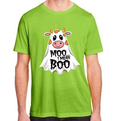 Moo I Mean Boo Cow Halloween Animal Fun Costume Party Great Gift Adult ChromaSoft Performance T-Shirt