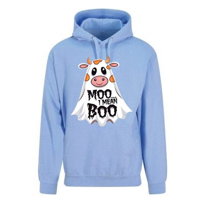 Moo I Mean Boo Cow Halloween Animal Fun Costume Party Great Gift Unisex Surf Hoodie