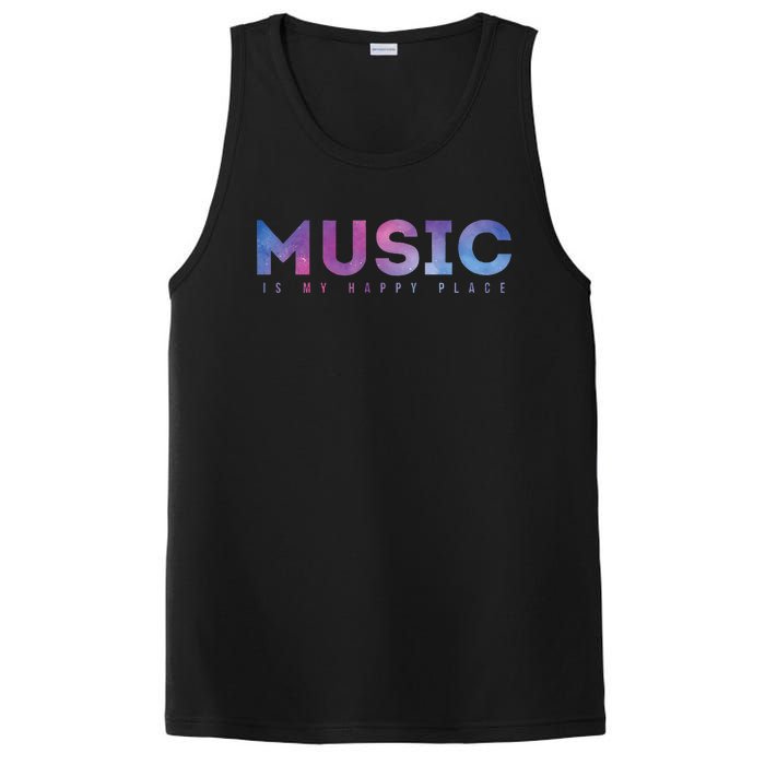 Music Is My Happy Place PosiCharge Competitor Tank