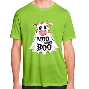 Moo I Mean Boo Cow Halloween Animal Fun Costume Party Gift Adult ChromaSoft Performance T-Shirt