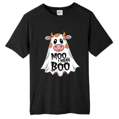 Moo I Mean Boo Cow Halloween Animal Fun Costume Party Gift Tall Fusion ChromaSoft Performance T-Shirt