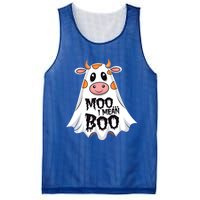 Moo I Mean Boo Cow Halloween Animal Fun Costume Party Gift Mesh Reversible Basketball Jersey Tank