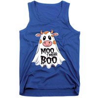 Moo I Mean Boo Cow Halloween Animal Fun Costume Party Gift Tank Top