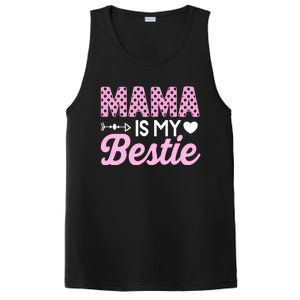 Mama Is My Bestie Funny Mommy Life Quotes Mothers Day Cool Gift PosiCharge Competitor Tank