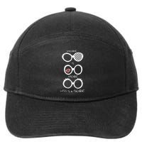 More Is More And Less Is A Bore Apfel 7-Panel Snapback Hat