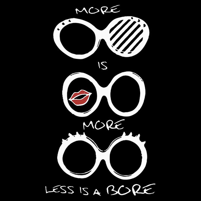 More Is More And Less Is A Bore Apfel 7-Panel Snapback Hat