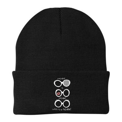 More Is More And Less Is A Bore Apfel Knit Cap Winter Beanie