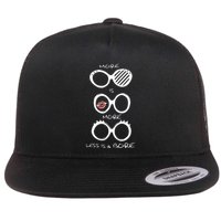 More Is More And Less Is A Bore Apfel Flat Bill Trucker Hat