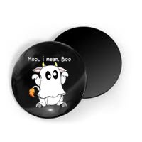 Moo I Mean Boo Ghost Cow Ghost Cow Halloween Farmer Magnet