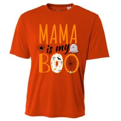 Mama Is My Boo Funny Halloween Costume Cool Gift Cooling Performance Crew T-Shirt