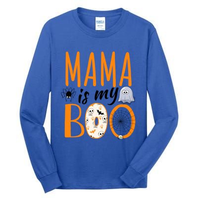 Mama Is My Boo Funny Halloween Costume Cool Gift Tall Long Sleeve T-Shirt