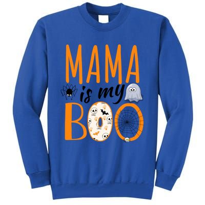 Mama Is My Boo Funny Halloween Costume Cool Gift Tall Sweatshirt