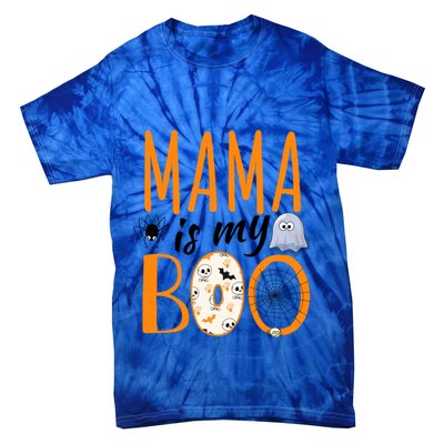 Mama Is My Boo Funny Halloween Costume Cool Gift Tie-Dye T-Shirt
