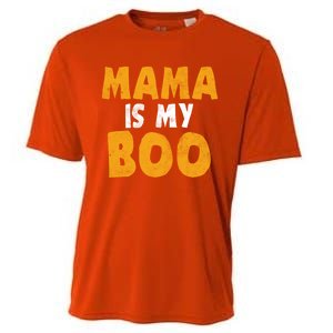 Mama Is My Boo Funny Halloween Party Costume Gift Cooling Performance Crew T-Shirt