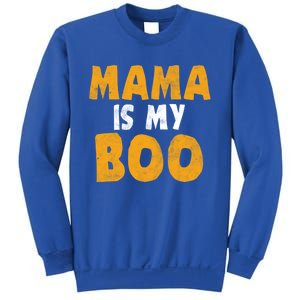 Mama Is My Boo Funny Halloween Party Costume Gift Sweatshirt