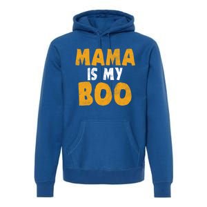 Mama Is My Boo Funny Halloween Party Costume Gift Premium Hoodie