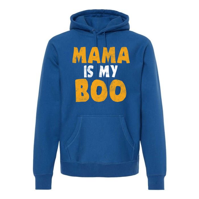 Mama Is My Boo Funny Halloween Party Costume Gift Premium Hoodie