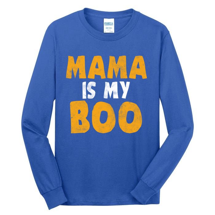 Mama Is My Boo Funny Halloween Party Costume Gift Tall Long Sleeve T-Shirt