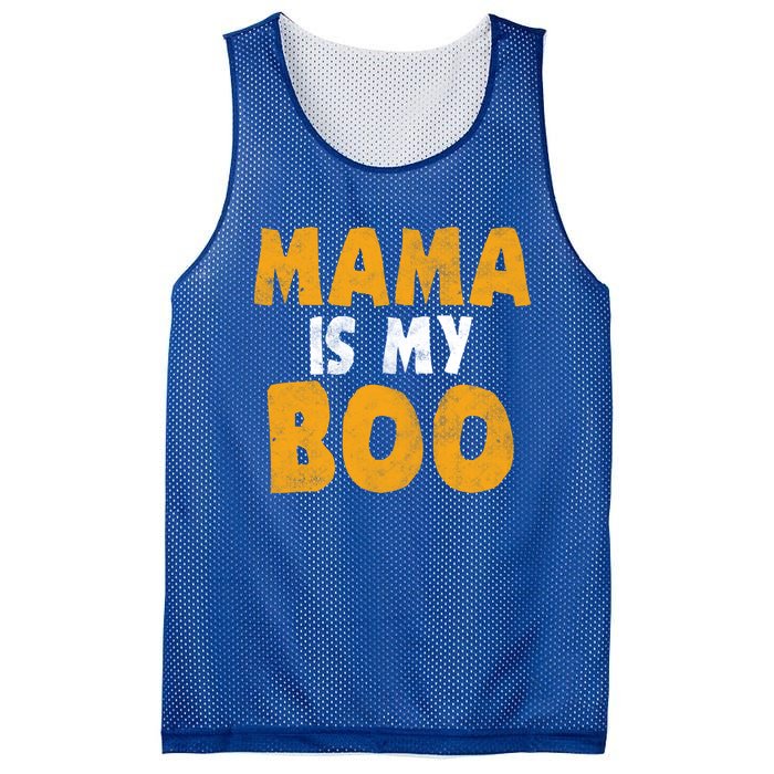 Mama Is My Boo Funny Halloween Party Costume Gift Mesh Reversible Basketball Jersey Tank