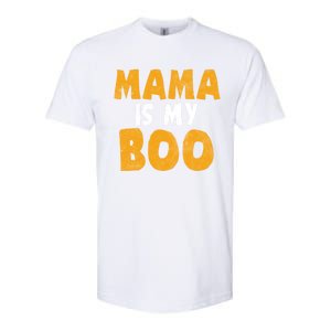 Mama Is My Boo Funny Halloween Party Costume Gift Softstyle CVC T-Shirt