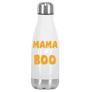 Mama Is My Boo Funny Halloween Party Costume Gift Stainless Steel Insulated Water Bottle