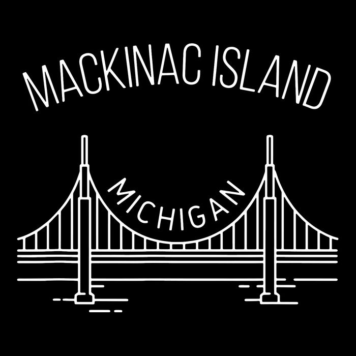 Mackinac Island Michigan Backpack