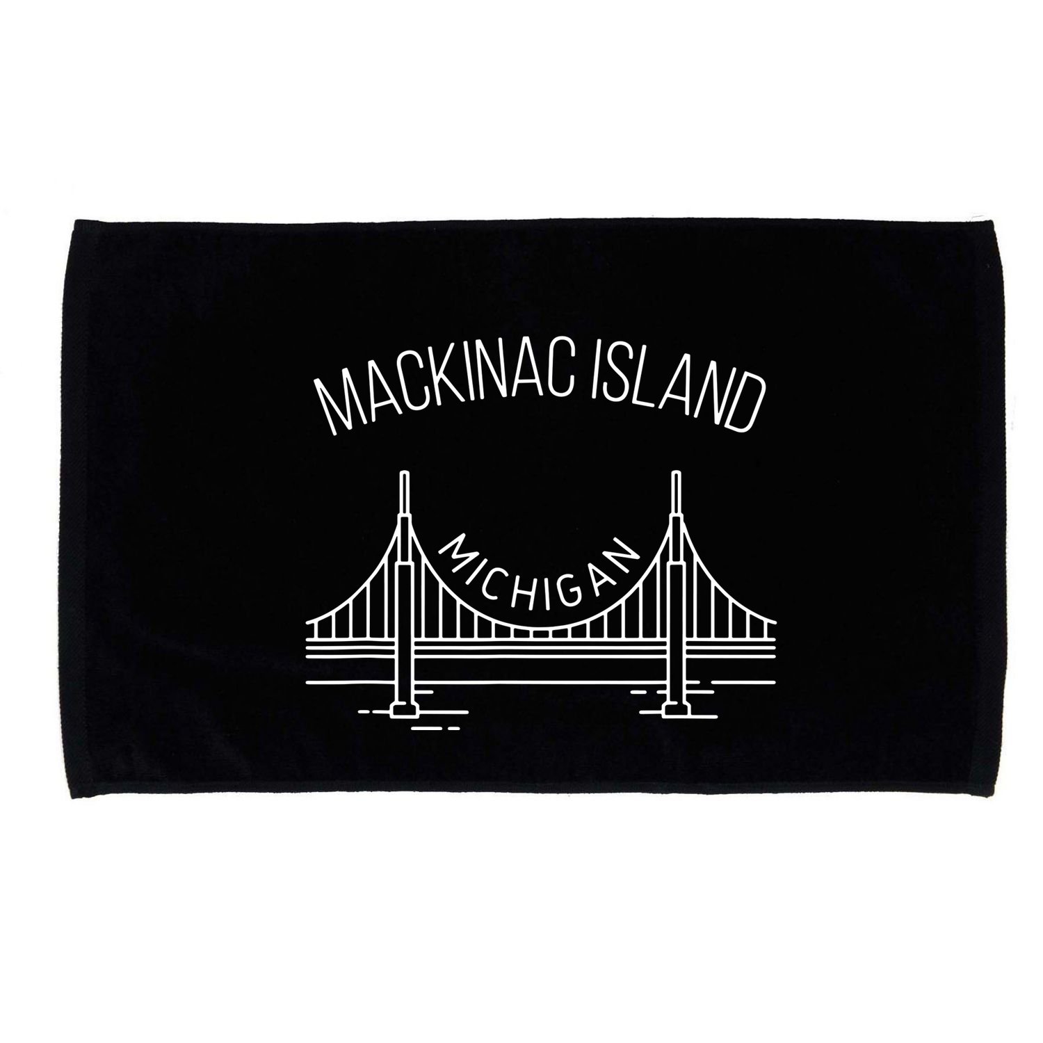 Mackinac Island Michigan Microfiber Hand Towel