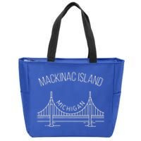 Mackinac Island Michigan Zip Tote Bag