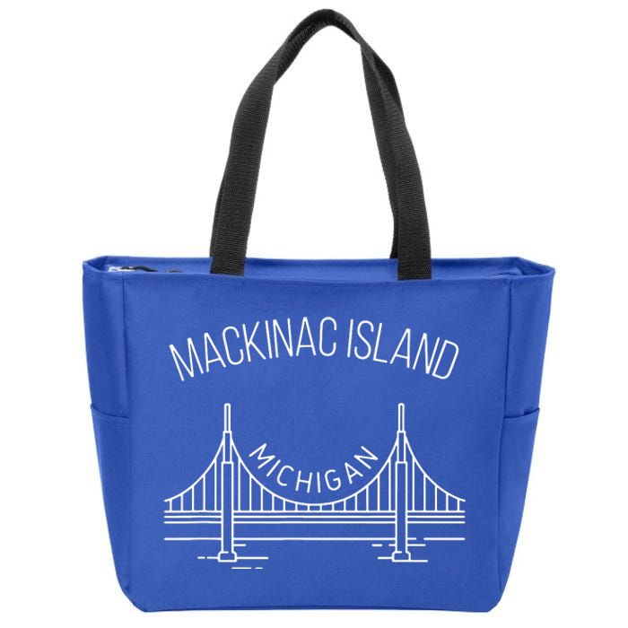 Mackinac Island Michigan Zip Tote Bag