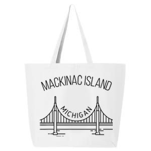 Mackinac Island Michigan 25L Jumbo Tote