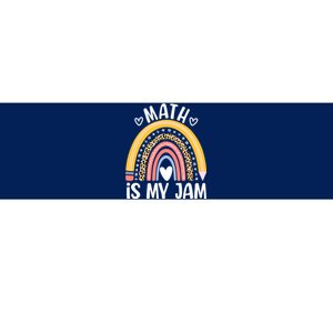 Math Is My Jam First Day Back To School Math Teacher Student Bumper Sticker