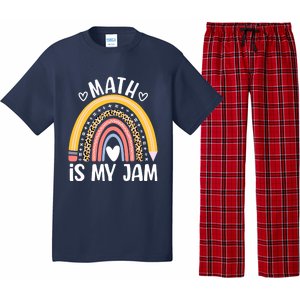 Math Is My Jam First Day Back To School Math Teacher Student Pajama Set