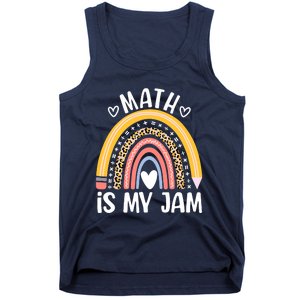 Math Is My Jam First Day Back To School Math Teacher Student Tank Top