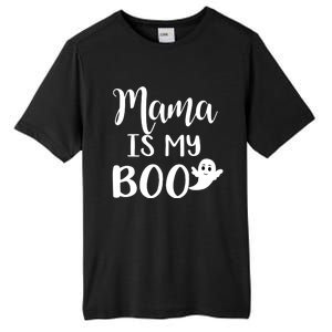 Mama Is My Boo Halloween Funny Gift Tall Fusion ChromaSoft Performance T-Shirt