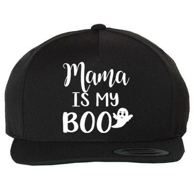 Mama Is My Boo Halloween Funny Gift Wool Snapback Cap