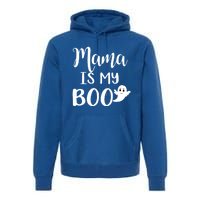 Mama Is My Boo Halloween Funny Gift Premium Hoodie