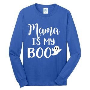 Mama Is My Boo Halloween Funny Gift Tall Long Sleeve T-Shirt