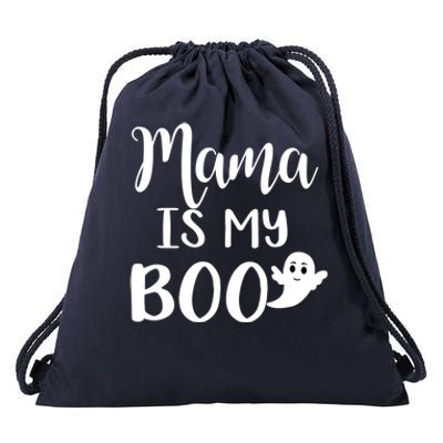 Mama Is My Boo Halloween Funny Gift Drawstring Bag