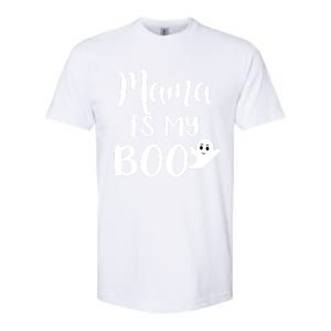 Mama Is My Boo Halloween Funny Gift Softstyle CVC T-Shirt