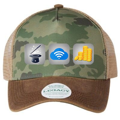 Magic Internet Money Legacy Tie Dye Trucker Hat