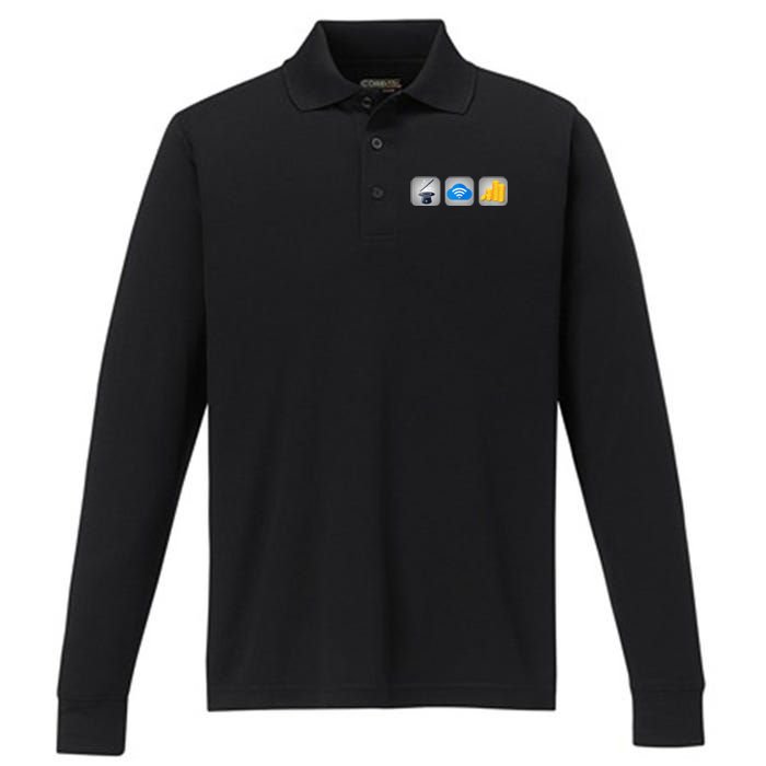 Magic Internet Money Performance Long Sleeve Polo