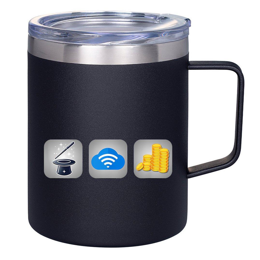 Magic Internet Money 12oz Stainless Steel Coffee Mug