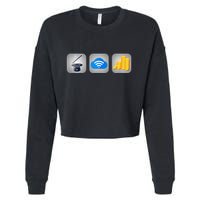 Magic Internet Money Cropped Pullover Crew
