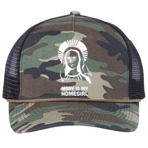 Mary Is My Homegirl Retro Rope Trucker Hat Cap