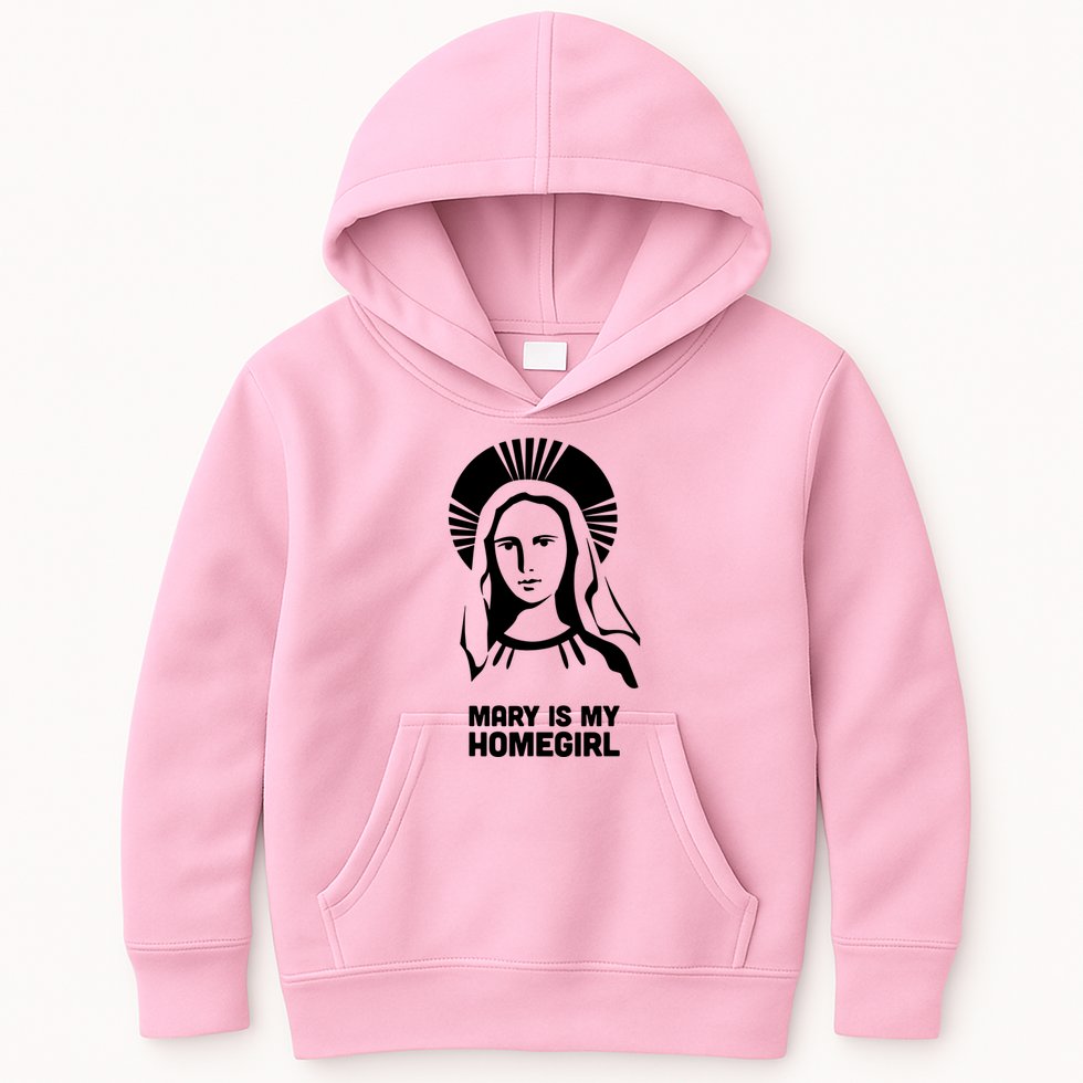 Mary Is My Homegirl Kids Hoodie