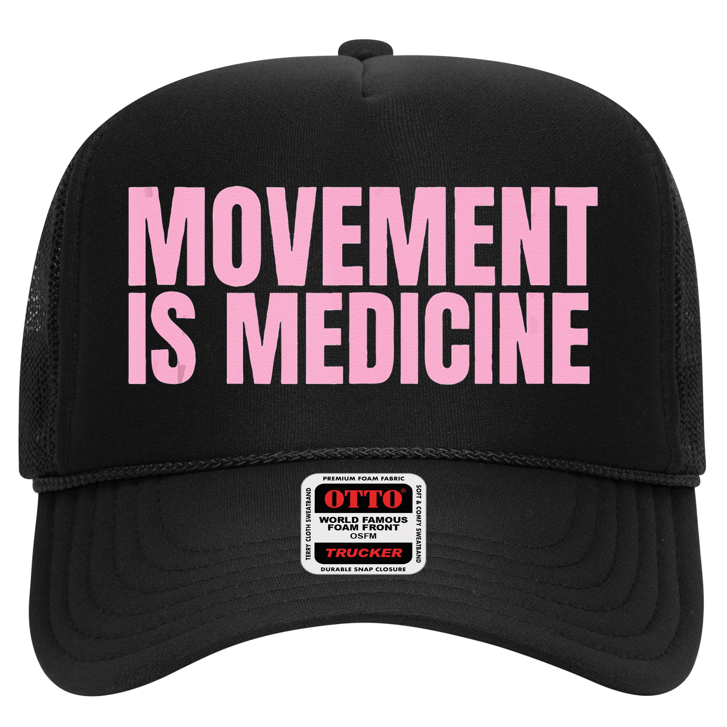 Movement Is Medicine Sports Weights Gym Fitness Athlete Hat